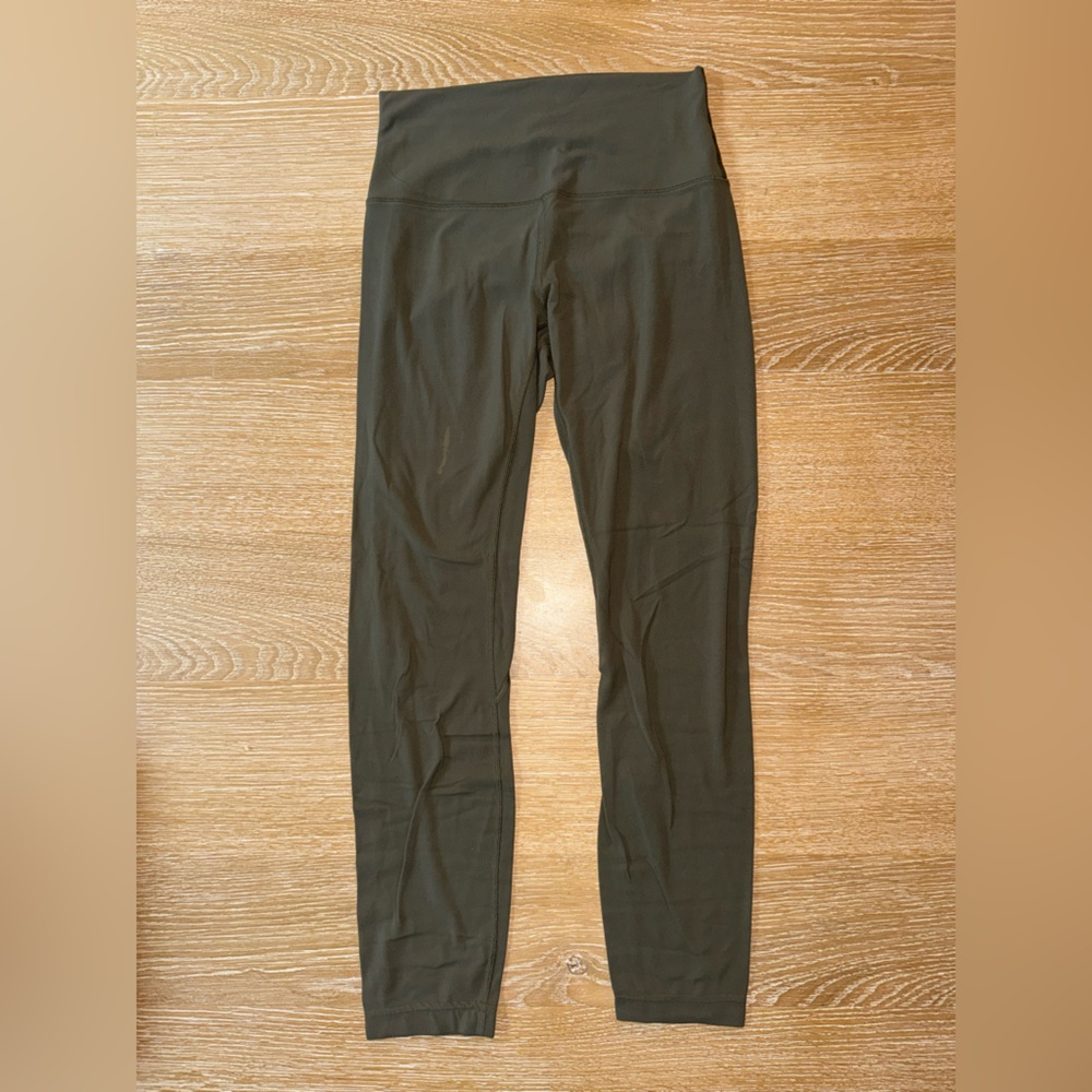 LuluLemon Align High-Waist Olive Green Active Leggings